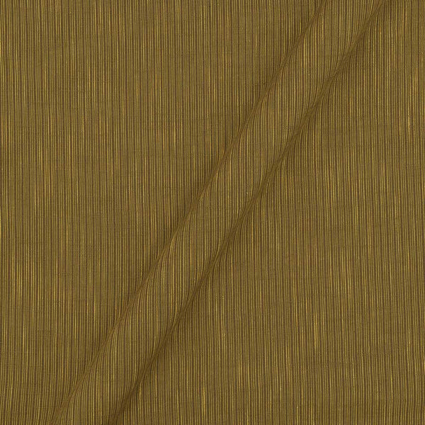 Cotton Olive Colour 42 Inches Width Stripes Fabric freeshipping - SourceItRight