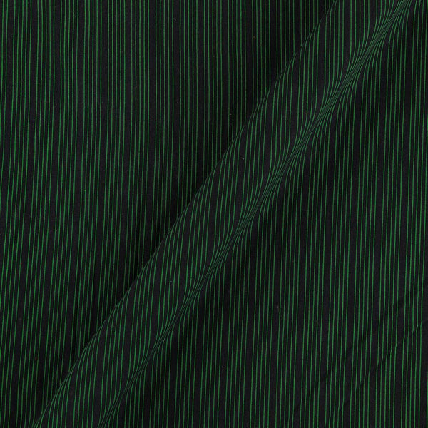 Buy Dark Blue X Black Cross Tone Stripes On Slub Cotton Fabric Online 9531DJ9