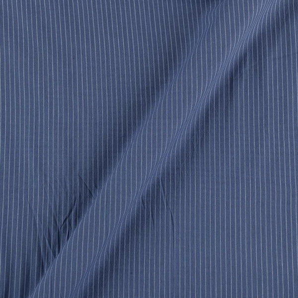 Buy Cotton Blue Grey Colour Stripes Fabric Online 9531J8