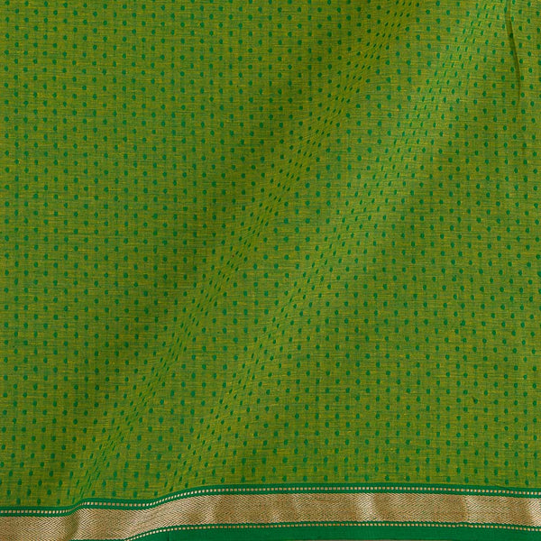 Buy South Cotton Green X Yellow Cross Tone Two Side Gold Border Fabric Online 9538AA18