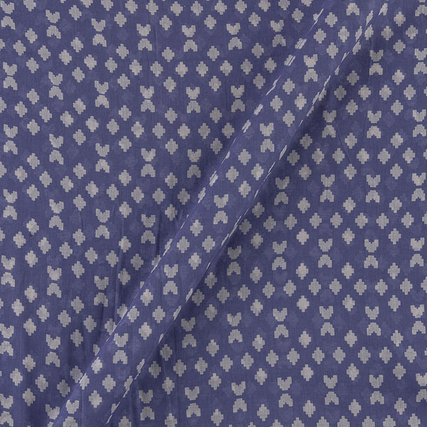 Mulmul Cotton Lavender Colour Geometric Print Fabric Online 9546AK4