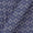 Mulmul Cotton Ink Blue Colour Geometric Print Fabric Online 9546AN2