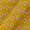 Mulmul Cotton Turmeric Yellow Colour Geometric Print Fabric Online 9546AN3