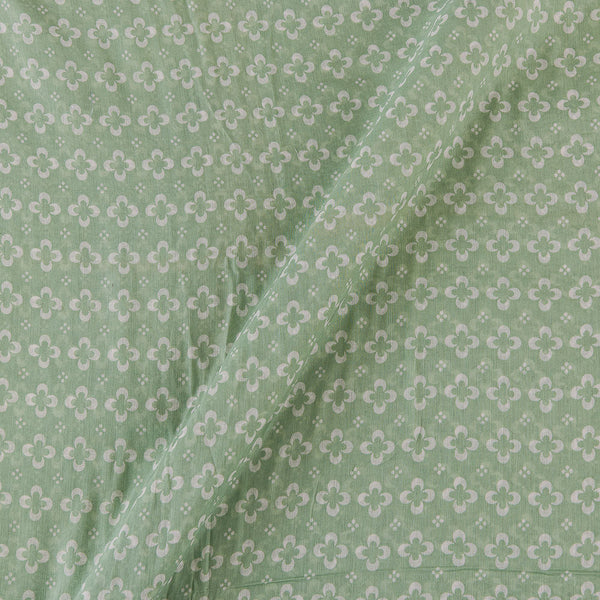 Mulmul Cotton Cambridge Blue Colour Geometric Print Fabric Online 9546AN6