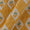 Cotton Mustard Yellow Colour Floral Print Fabric Online 9562BE1