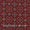 Cotton Barmer Ajrakh Maroon Colour Patola Inspired Block Print Fabric Online 9567DM4