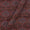 Textured Cotton Barmer Ajrakh Maroon Colour Mughal Block Print Fabric Online 9567DX
