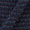 Textured Cotton Barmer Ajrakh Dark Blue Colour Floral Block Print Fabric Online 9567EC