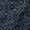 Vanaspati Ajrakh Indigo Blue Colour Authentic Mughal Block Print 42 Inches Width Cotton Fabric