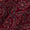 Vanaspati Ajrakh Maroon Colour Ethnic Block Print Cotton Fabric Cut of 0.70 Meter