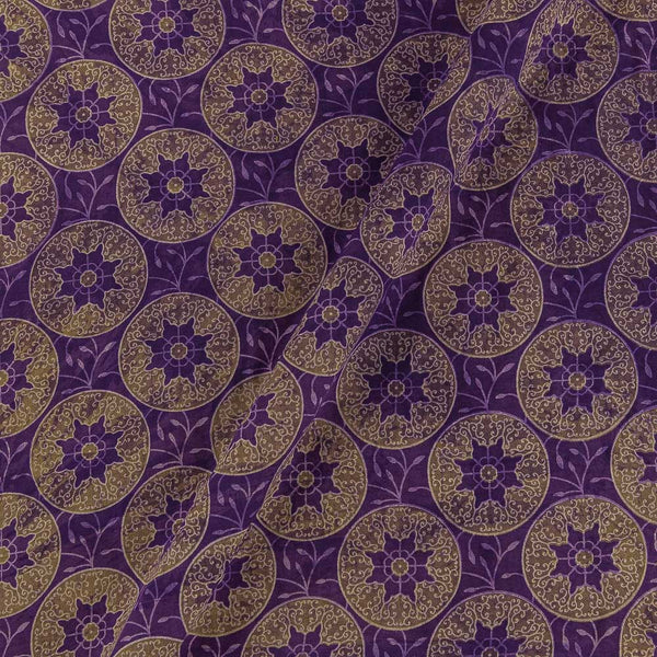 Buy Vanaspati Ajrakh Purple Colour Ethnic Block Print Cotton Fabric Online 9568DV4