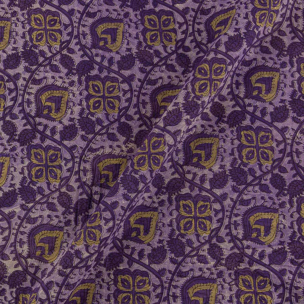 Buy Vanaspati Ajrakh Purple Colour Mughal Block Print Cotton Fabric Online 9568DX4