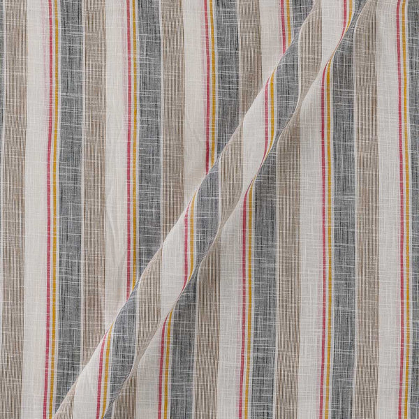 Buy Cotton Off White Colour Stripes Print Fabric Online 9570Y2