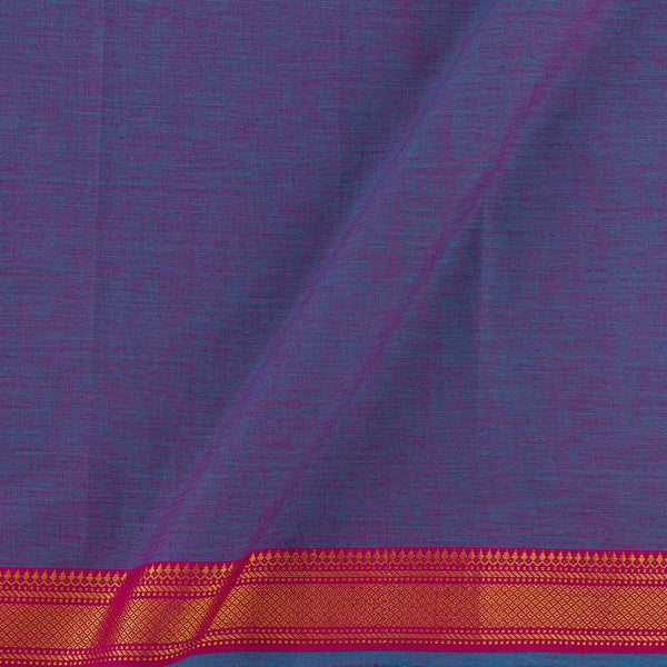 South Cotton Purple Pink Two Tone Two Side Zari Border 41 Inches Width Fabric freeshipping - SourceItRight