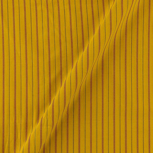 Cotton All Over Jacquard Border Mustard Yellow Colour Fabric Online 9572AT4
