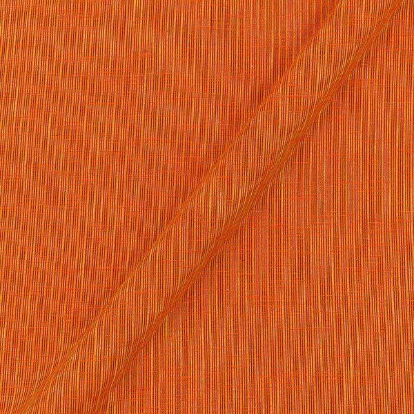 Slub Cotton Mustard Orange Colour 43 Inches Width Tie & Dye Effect Fabric freeshipping - SourceItRight