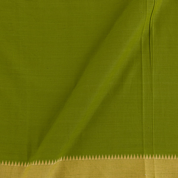 South Cotton Green Colour Two Side Temple Border Fabric