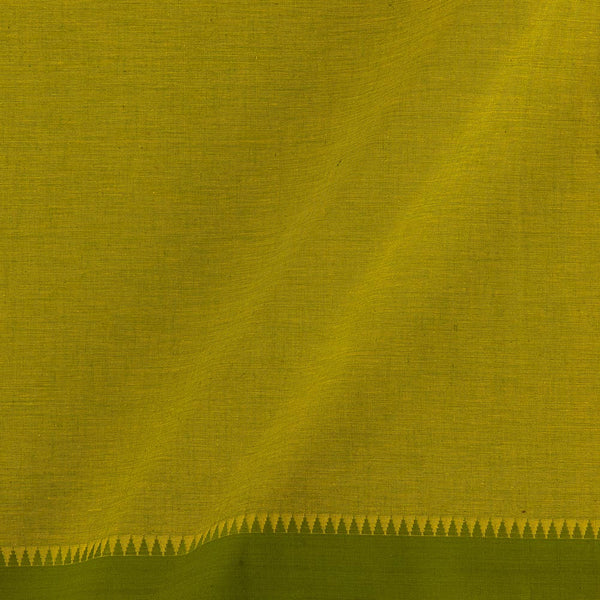 Buy South Cotton Lime Green Colour Two Side Temple Border Fabric Online 9579BR22
