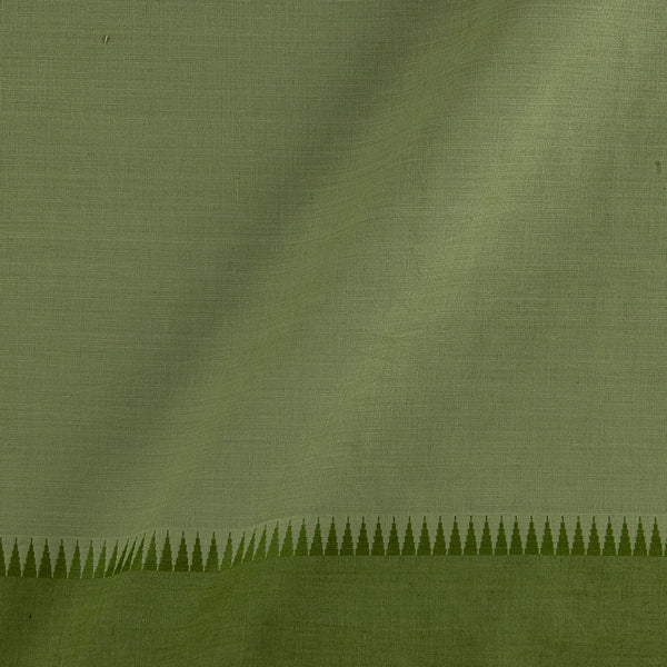 Buy South Cotton Pastel Green Colour Two Side Temple Border Fabric Online 9579BR6