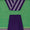 Green X Blue Cross Tone Jacquard Border Cotton Top, Deep Purple Colour South Cotton Dupatta and Bottom Unstitched Three Piece Dress Material Online ST-9579R-7000G