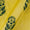 Mashru Gaji Lime Yellow Colour Floral Butta Hand Block Discharge Print Fabric Online 9582AM