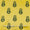 Mashru Gaji Lime Yellow Colour Floral Butta Hand Block Discharge Print Fabric Online 9582AM