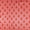 Mashru Gaji Coral Colour Floral Butta Hand Block Discharge Print Fabric Online 9582AN