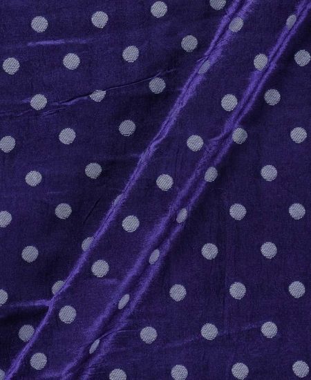 Gaji Polka Fabric, for retro look saree.