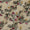 Flex Cotton Beige Colour Floral Jaal Print Fabric Online 9600J1