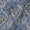 Cotton Flex Blue Grey Colour Gold Foil Mughal Print Fabric Online 9620X2