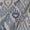 Cotton Flex (Cotton Linen) Grey Colour Gold Foil Mughal Print 43 Inches Width Fabric