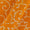 Cotton Golden Orange Colour Brasso Effect Wax Batik 45 inches Width Fabric freeshipping - SourceItRight