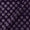 Cotton Deep Purple Colour Brasso Effect Bandhani Wax Batik Fabric Online 9658JG1