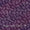 Coloured Brush Effect Dabu Purple Colour Leaves Hand Block Print on 45 Inches Width Cotton Fabric
