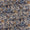Cotton Dark Blue Colour Leaves Gold Foil Print 43 Inches Width Fabric