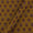 Cotton Mustard Brown Colour Sanganeri Print Kantha Doriya Fabric