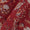 Soft Cotton Cherry Red Colour Jaal Pattern Jaipuri Hand Block Print Fabric Online 9693AA