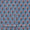 Soft Cotton Cadet Blue Colour Floral Pattern Jaipuri Hand Block Print Fabric Online 9693AL