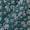 Soft Cotton Teal Colour Floral Pattern Jaipuri Hand Block Print Fabric Online 9693AP