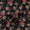 Cotton Black Colour Floral Print 43 Inches Width Fabric