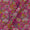 Cotton Candy Pink Colour Jaal Print Fabric