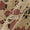 Jaal Print on Beige Colour Slub Katri Fancy Cotton Silk Fabric Online 9694AG