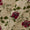 Floral Print on Beige Colour Slub Katri Fancy Cotton Silk 42 Inches Width Fabric