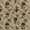 Floral Print on Beige Colour Slub Katri Fancy Cotton Silk Fabric Online 9694G2