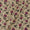 Floral Print on Beige Colour Slub Katri Fancy Cotton Silk Fabric Online 9694G3