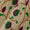 Jaal Print on Beige Colour Slub Katri Fancy Cotton Silk Fabric Online 9694L1
