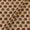 Elephant Motif Print on Beige Colour Slub Katri Fancy Cotton Silk Fabric Online 9694Q2