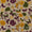 Butterfly and Birds Print on Beige Colour Slub Katri Fancy Cotton Silk Fabric Online 9694R
