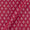 Geometric Pattern Wax Batik on Hot Pink Colour Assam Silk Feel Fabric Online 9695BG1