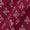 Geometric Pattern Wax Batik on Magenta Pink Colour Assam Silk Feel Fabric Online 9695BG3
